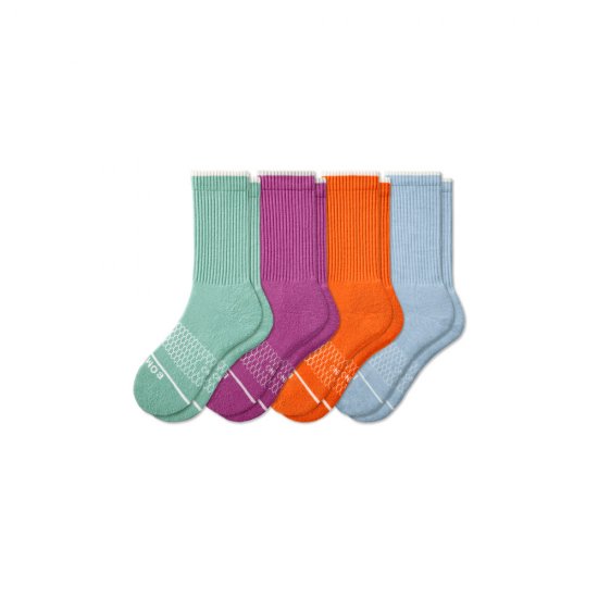 Bombas Youth Merino Wool Blend Calf Sock 4-Pack