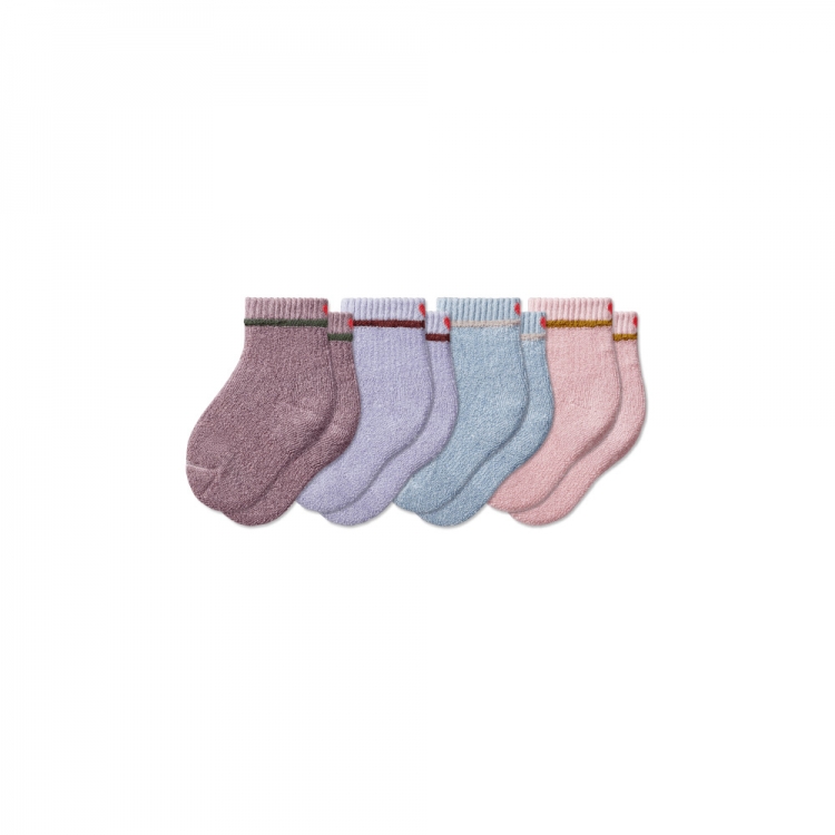 Bombas Toddler Terry Calf Sock 4-Pack - Click Image to Close