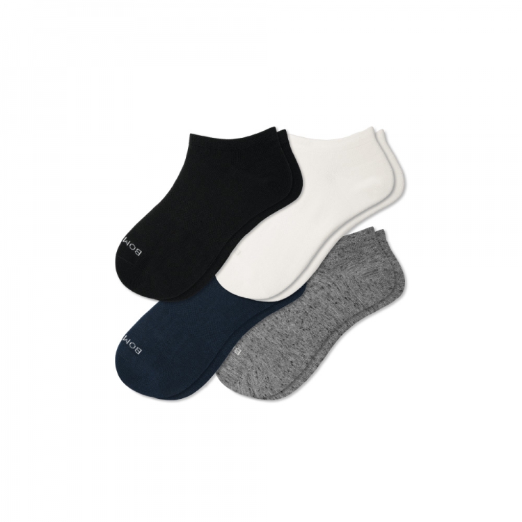 Bombas Women's Lightweight Ankle Sock 4-Pack - Click Image to Close