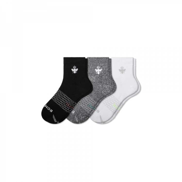 Bombas Men's All-Purpose Performance Quarter Sock 3-Pack - Click Image to Close