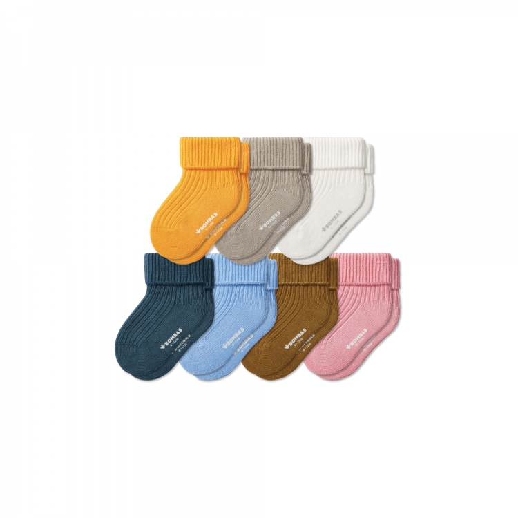 Bombas Baby Week of Bombas Sock 7-Pack (6-12 Months) - Click Image to Close