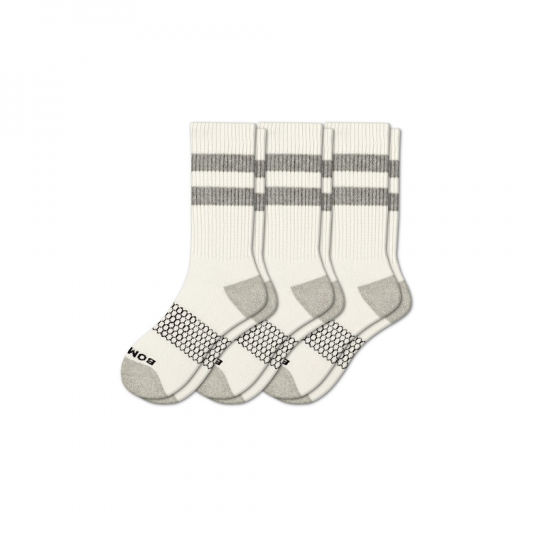 Bombas Men's Vintage Stripe Calf Sock 3-Pack - Click Image to Close