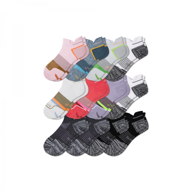 Bombas Women's Running Ankle Sock 12-Pack - Click Image to Close