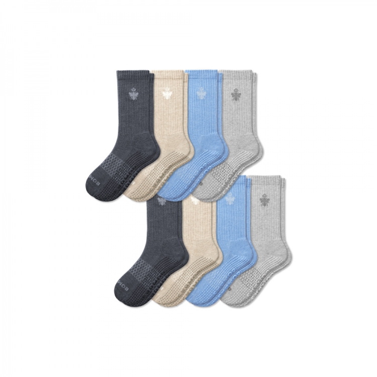 Bombas Men's Gripper Calf Sock 8-Pack - Click Image to Close