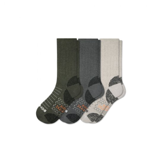 Bombas Men's Hiking Calf Sock 3-Pack