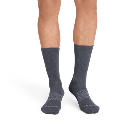 Bombas Men\'s Gripper Calf Sock 4-Pack