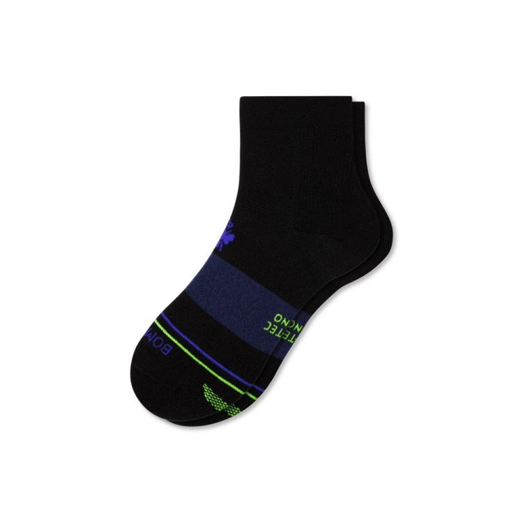 Bombas Men's Merino Wool Blend Athletic Quarter Socks - Click Image to Close