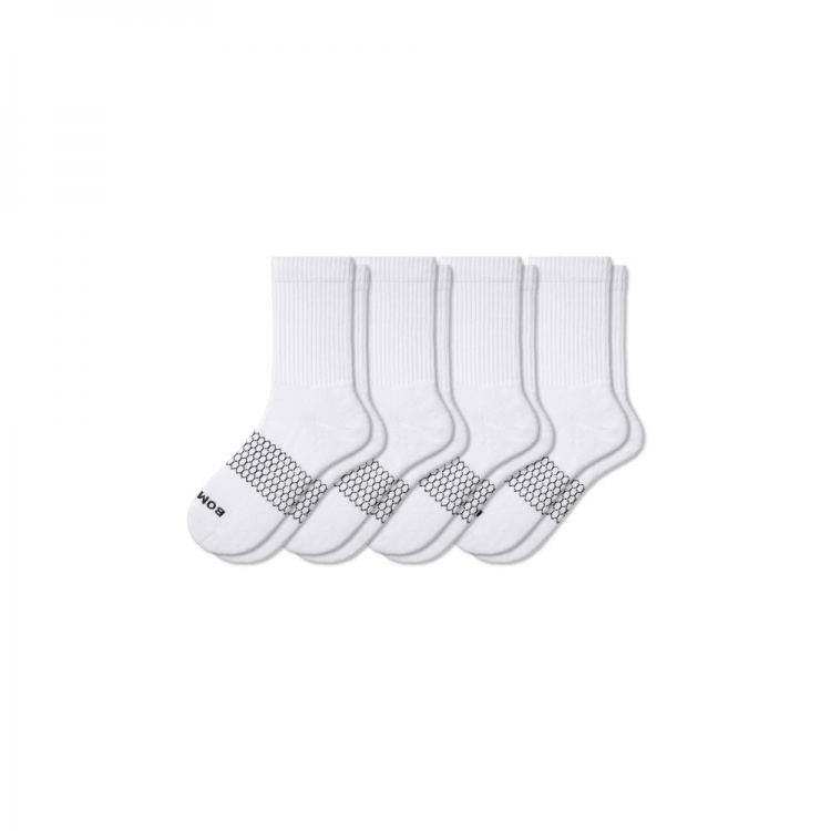 Bombas Women's Solids Half Calf Sock 4-Pack - Click Image to Close