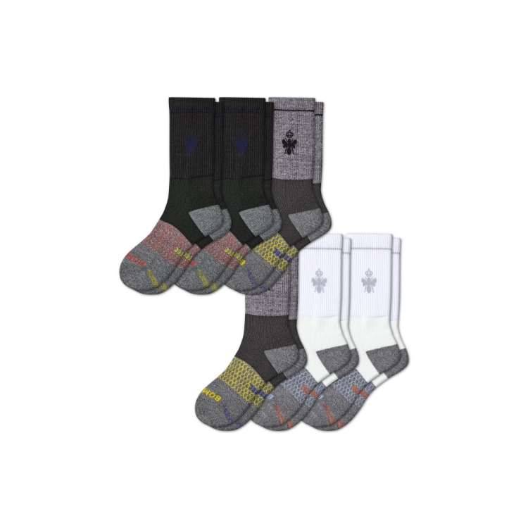 Bombas Men's Targeted Compression Performance Calf Sock 6-Pack - Click Image to Close