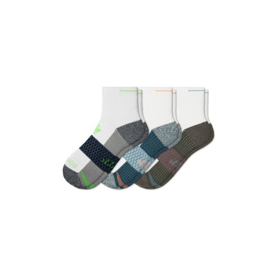 Bombas Men's Golf Quarter Sock 3-Pack