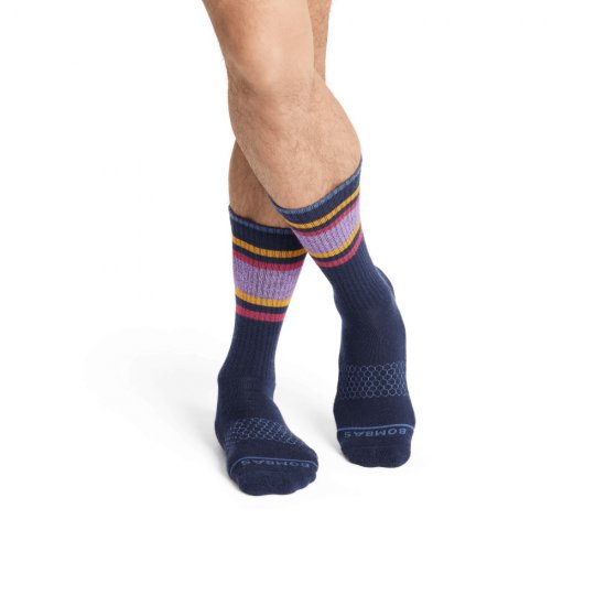 Bombas Men\'s Merino Wool Blend Calf Sock 4-Pack Gift Box