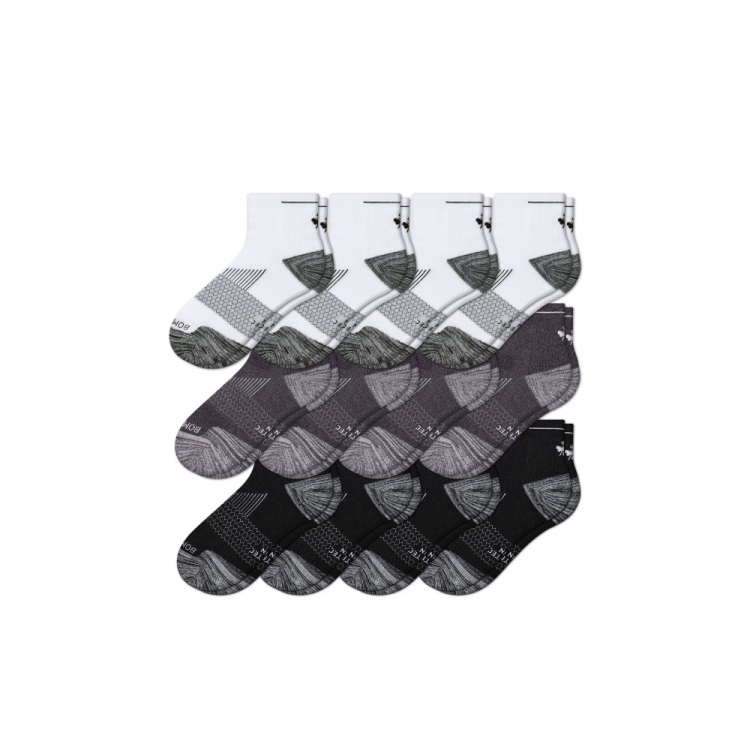 Bombas Men's Running Quarter Sock 12-Pack - Click Image to Close