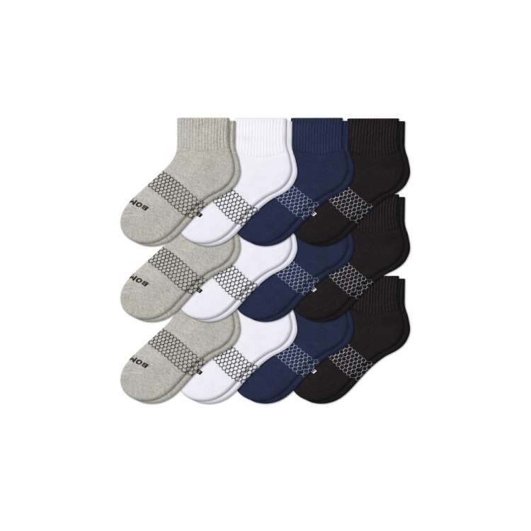 Bombas Men's Quarter Sock 12-Pack - Click Image to Close