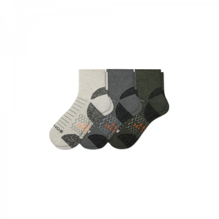 Bombas Women's Hiking Quarter Sock 3-Pack - Click Image to Close