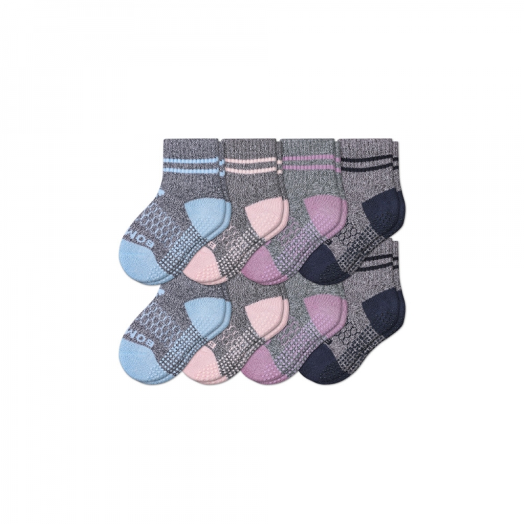 Bombas Toddler Gripper Calf Sock 8-Pack - Click Image to Close