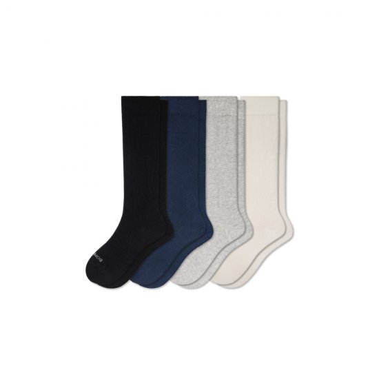 Bombas Youth Lightweight Knee High Sock 4-Pack