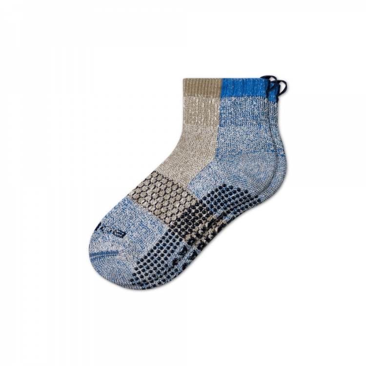 Bombas Women's Merino Wool Blend Gripper House Socks - Click Image to Close