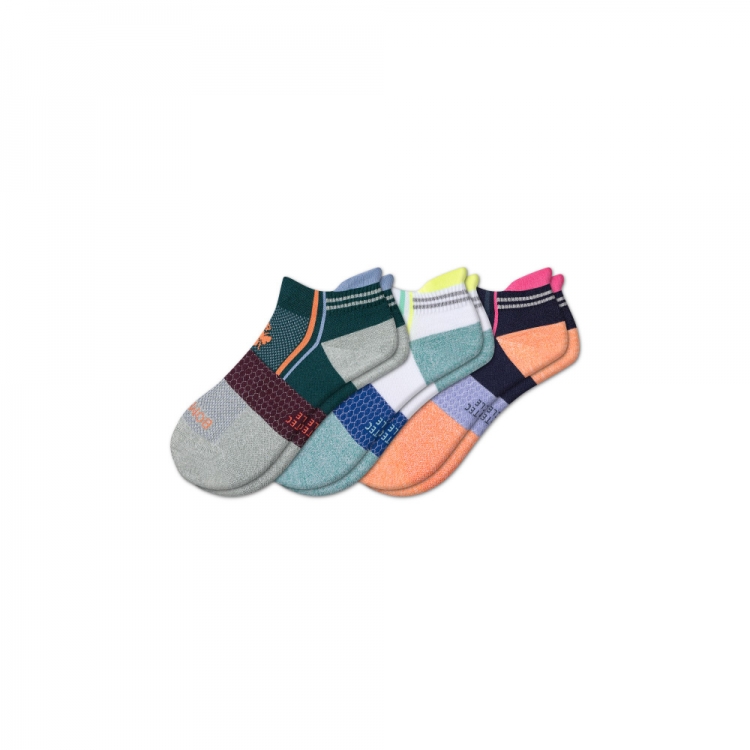 Bombas Men's Cycling Ankle Sock 3-Pack - Click Image to Close