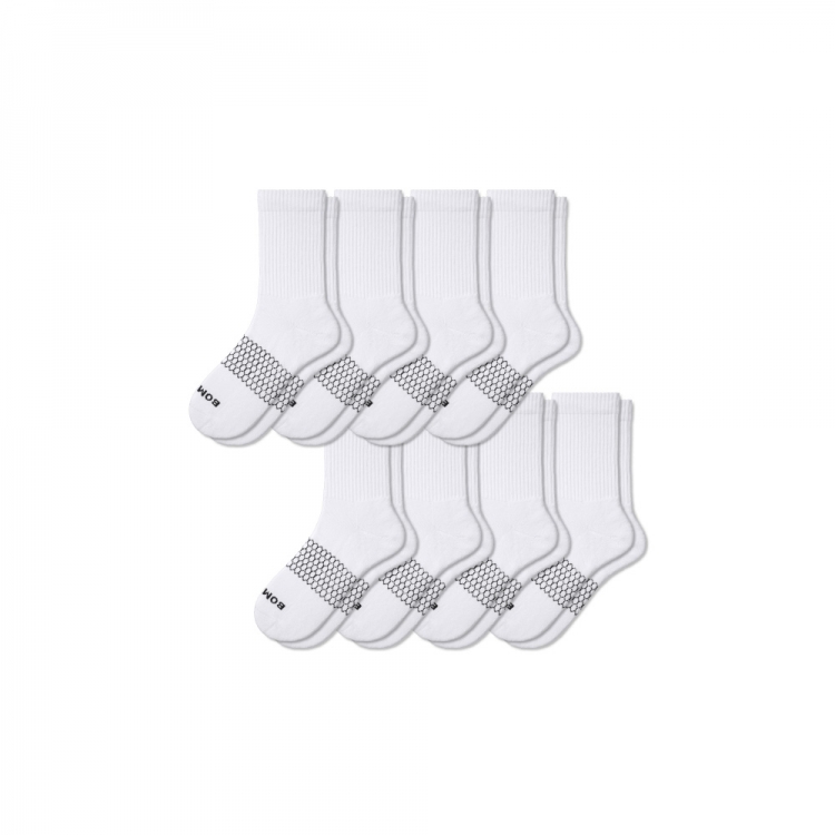 Bombas Women's Solids Half Calf Sock 8-Pack - Click Image to Close