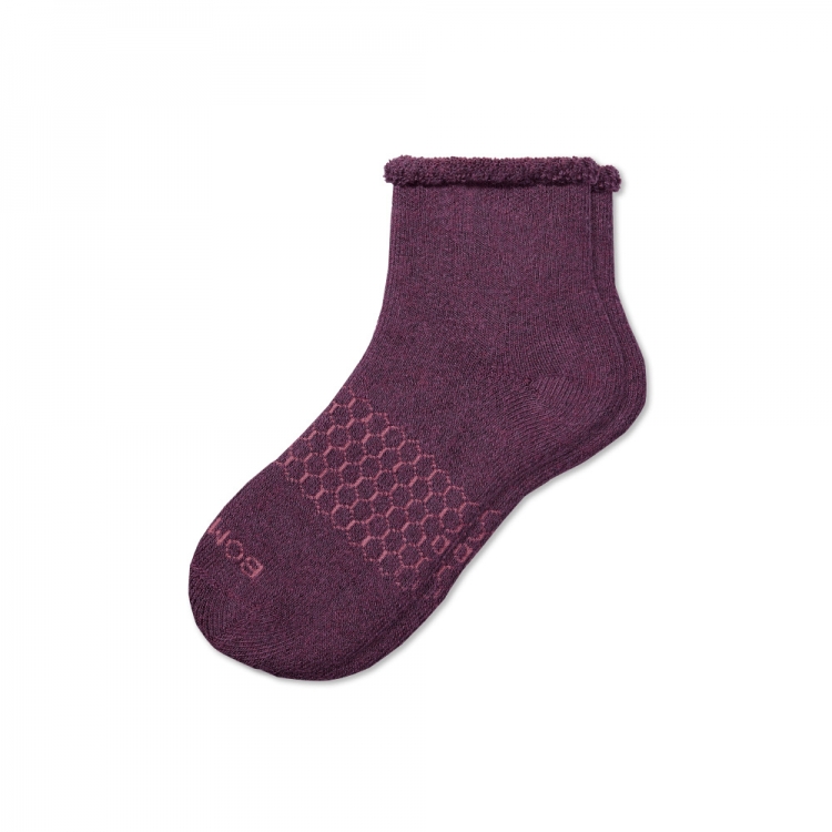 Bombas Men's Merino Wool Blend Roll-Top House Socks - Click Image to Close