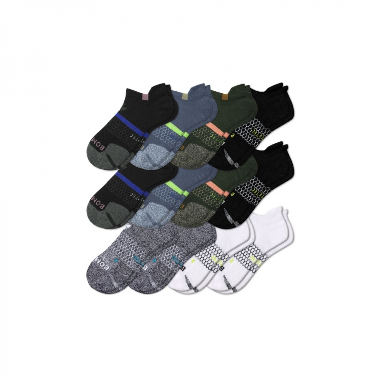 Bombas Men's All-Purpose Performance Ankle Sock 12-Pack - Click Image to Close