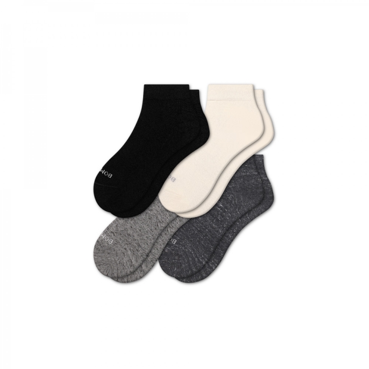 Bombas Women's Lightweight Quarter Sock 4-Pack - Click Image to Close