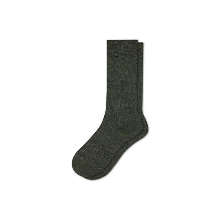 Bombas Men's Merino Wool Blend Dress Over the Calf Socks - Click Image to Close