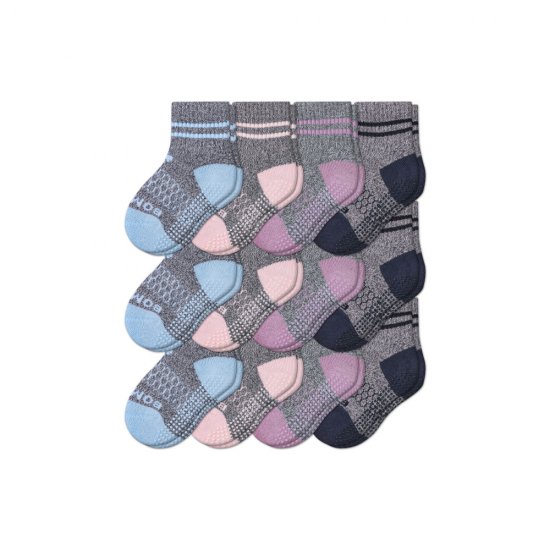 Bombas Toddler Gripper Calf Sock 12-Pack