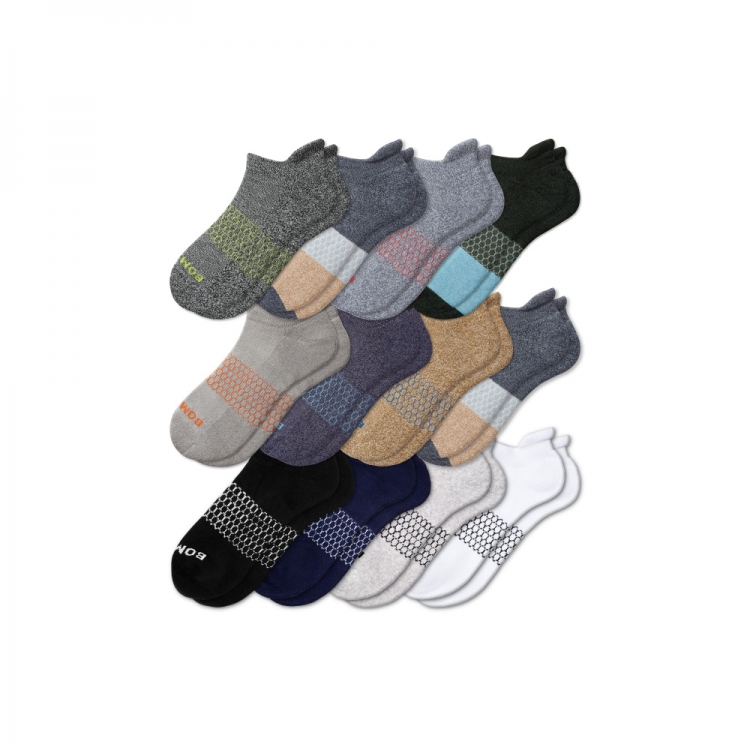 Bombas Men's Ankle Sock 12-Pack - Click Image to Close