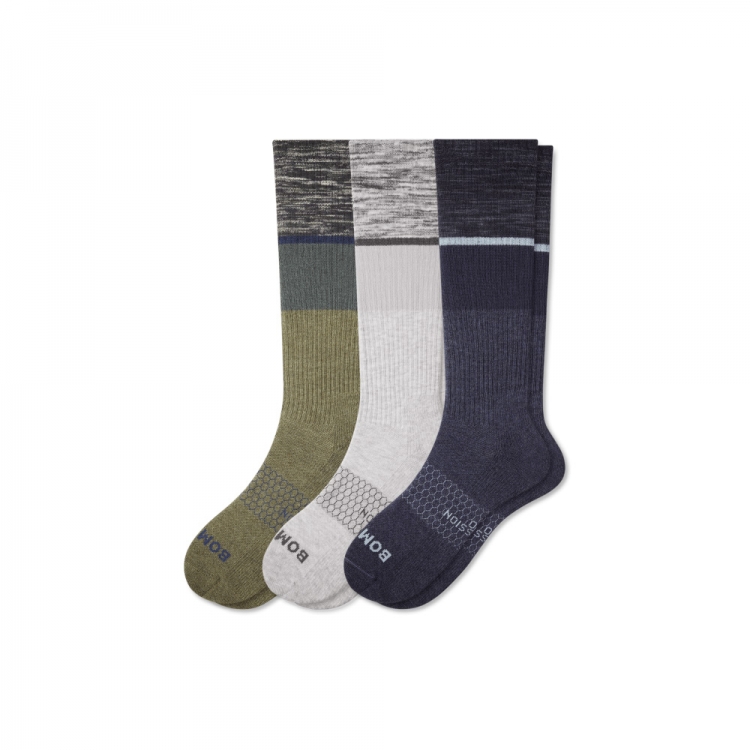 Bombas Men's Everyday Compression Sock 3-Pack (15-20mmHg) - Click Image to Close