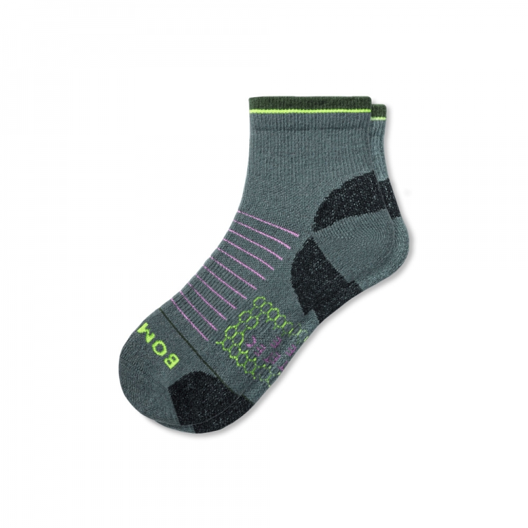 Bombas Men's Merino Wool Blend Hiking Quarter Socks - Click Image to Close