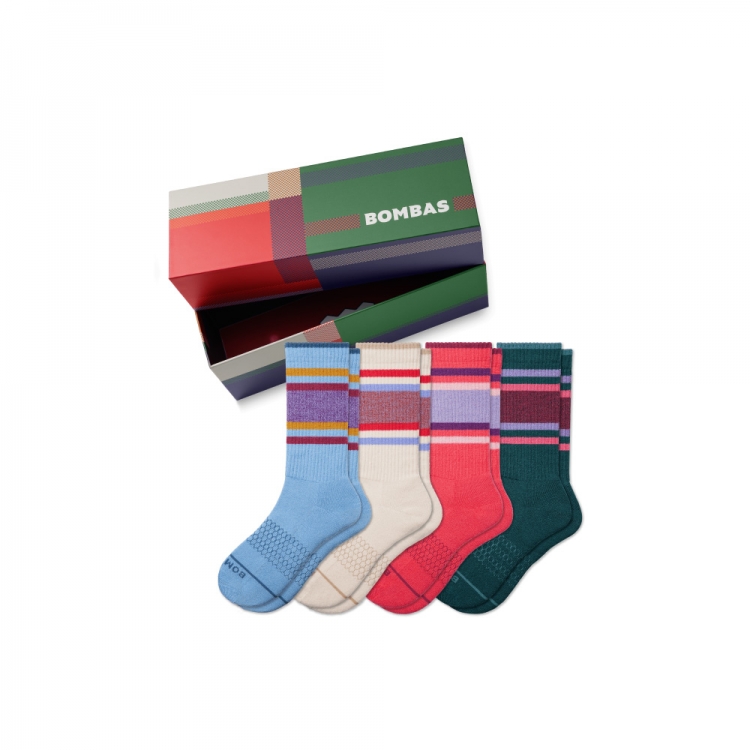 Bombas Women's Merino Wool Blend Calf Sock 4-Pack Gift Box - Click Image to Close