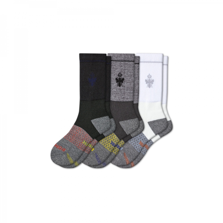 Bombas Men's Targeted Compression Performance Calf Sock 3-Pack - Click Image to Close