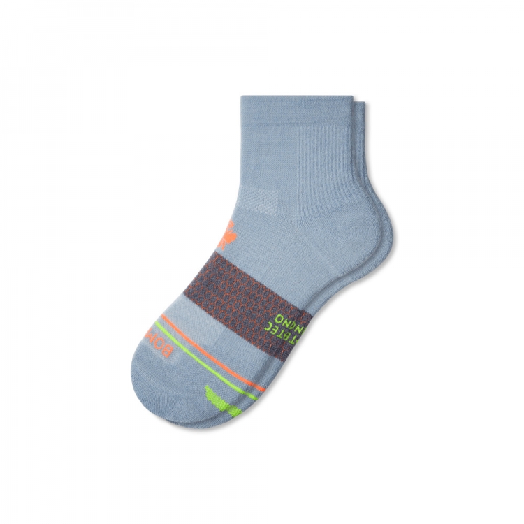 Bombas Women's Merino Wool Blend Athletic Quarter Socks - Click Image to Close