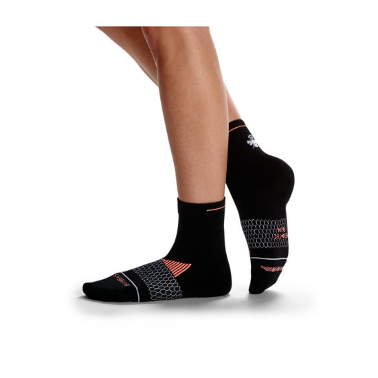 Bombas Women\'s Merino Wool Blend Running Quarter Socks