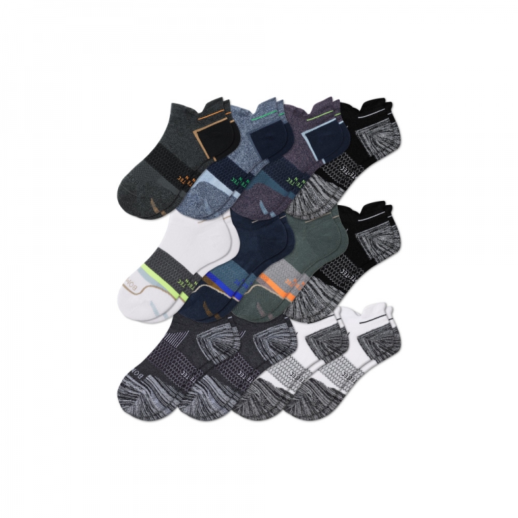 Bombas Men's Running Ankle Sock 12-Pack - Click Image to Close