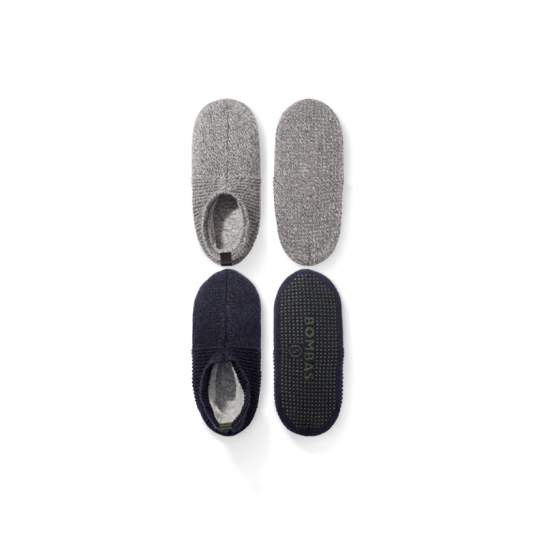 Bombas Women's Gripper Slipper - Double Cushion 2-Pack - Click Image to Close