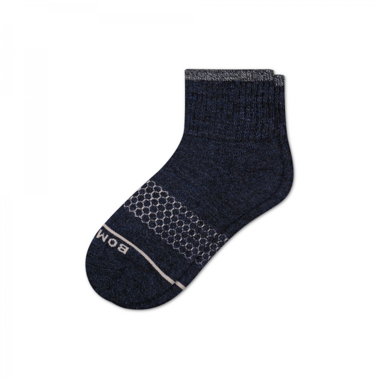 Bombas Women's Merino Wool Blend Quarter Socks - Click Image to Close