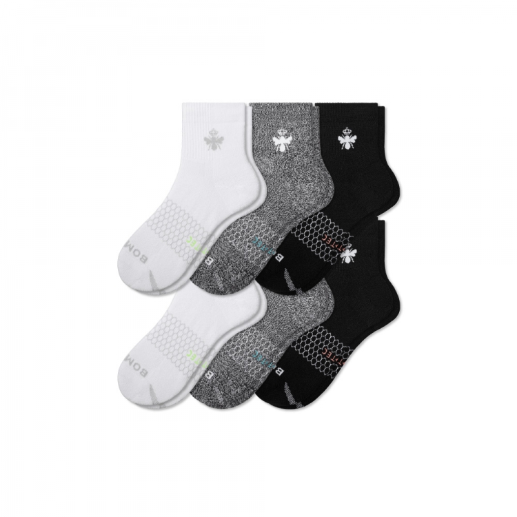 Bombas Women's All-Purpose Performance Quarter Sock 6-Pack - Click Image to Close