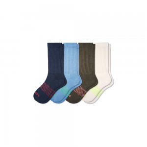 Bombas Men's Solids Calf Sock 4-Pack