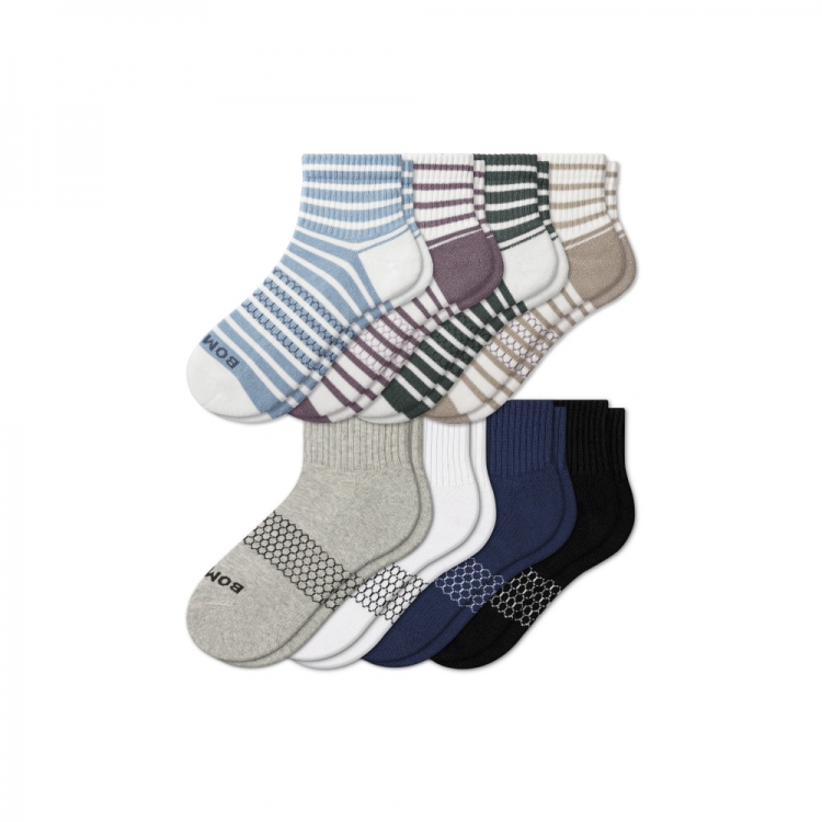 Bombas Women's Quarter Sock 8-Pack - Click Image to Close