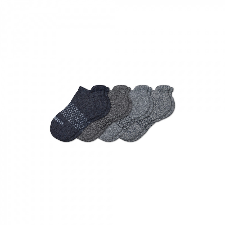 Bombas Youth Marl Ankle Sock 4-Pack - Click Image to Close