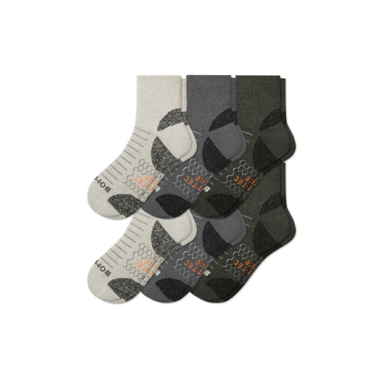 Bombas Women's Hiking Quarter Sock 6-Pack - Click Image to Close