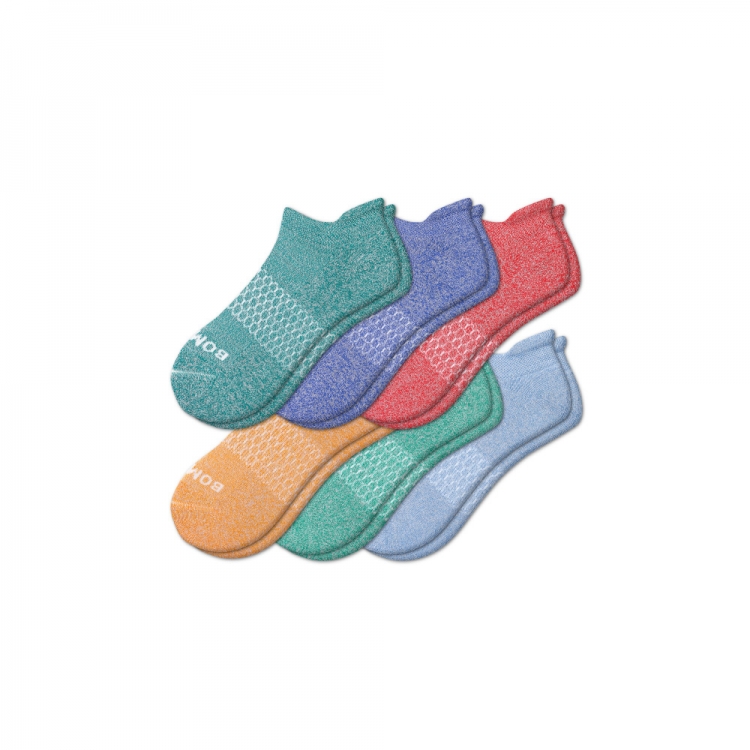 Bombas Women's Marl Ankle Sock 6-Pack - Click Image to Close