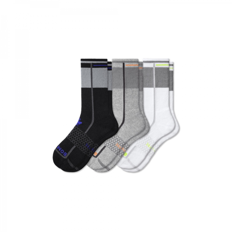 Bombas Men's Reflec-Tec All-Purpose Calf Sock 3-Pack - Click Image to Close