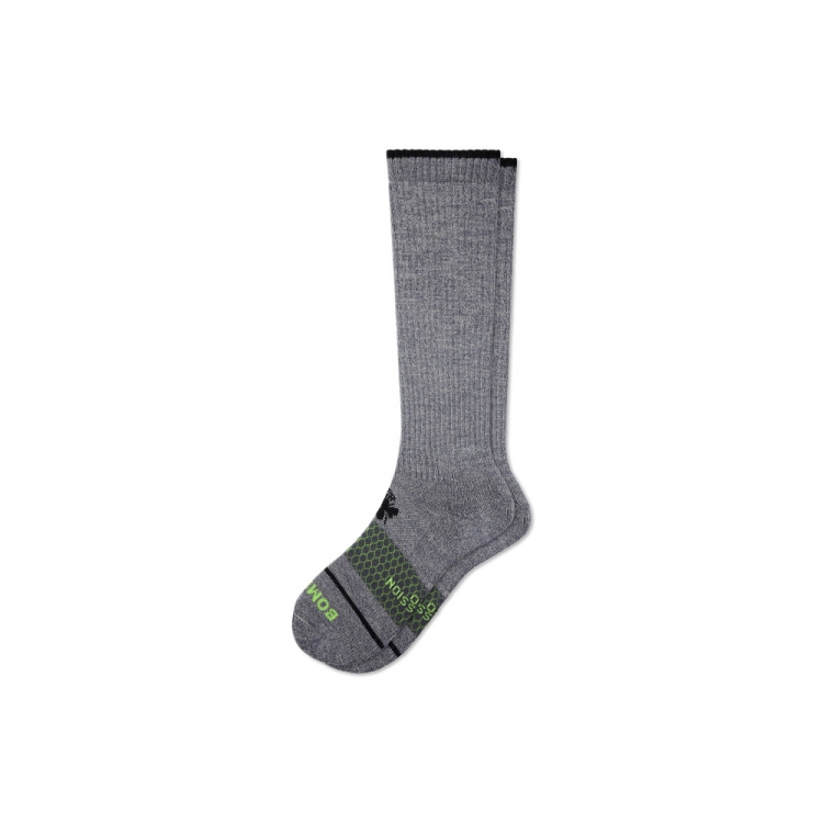 Bombas Men's Merino Wool Blend Everyday Compression Socks (15-20mmHg) - Click Image to Close