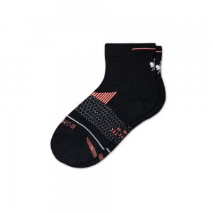 Bombas Men's Merino Wool Blend Running Quarter Socks