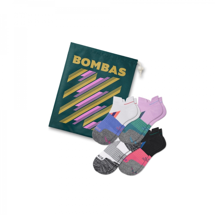 Bombas Women's Running Ankle Sock 4-Pack Gift Bag - Click Image to Close