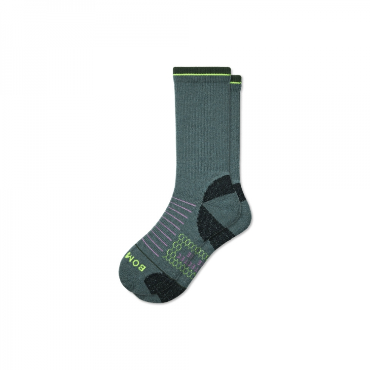 Bombas Men's Merino Wool Blend Hiking Calf Socks - Click Image to Close