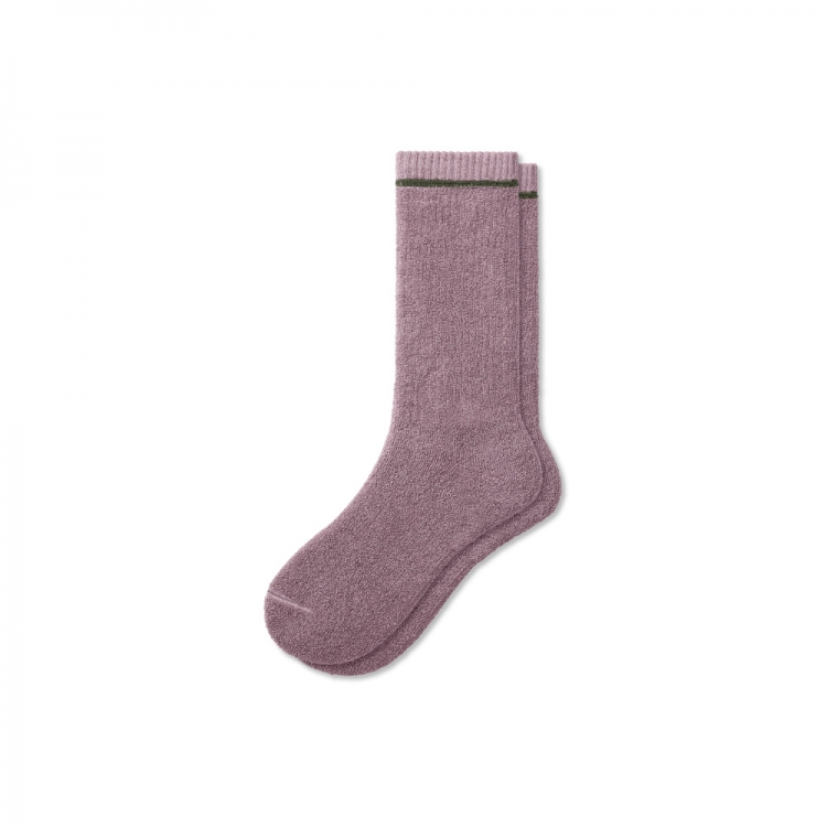 Bombas Women's Plush Terry Calf Socks - Click Image to Close